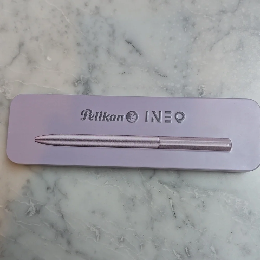 ❤️BUY 10 GET 5 FREE  Sleek Silver Pen Pelikan Ineo Ballpoint Pen